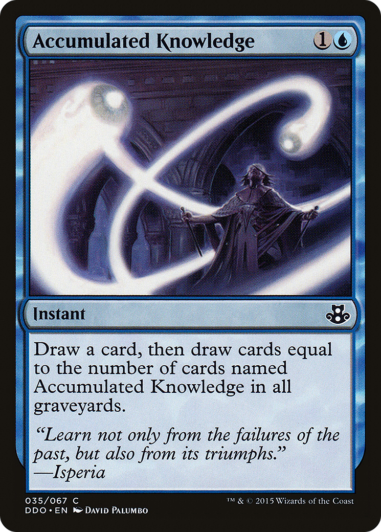 Connaissances accumulées (DDO-035) - Duel Decks : Elspeth contre Kiora