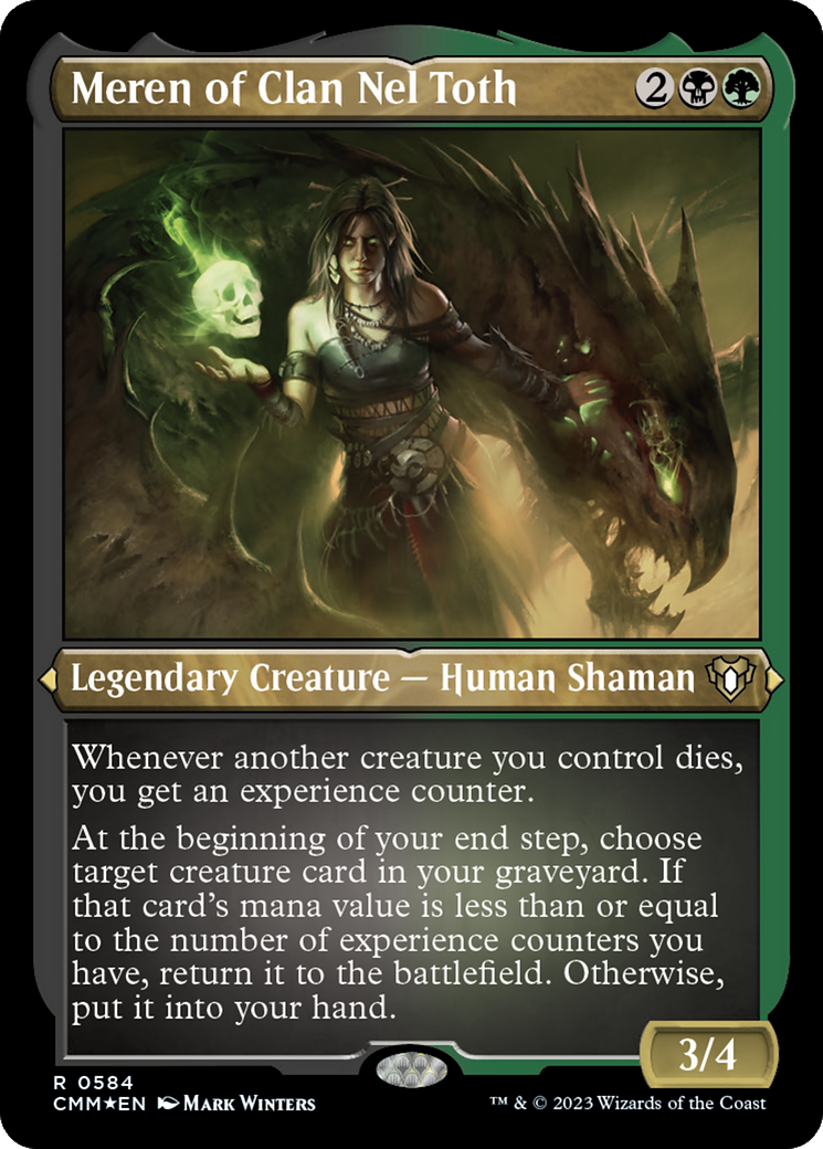 Meren du clan Nel Toth (CMM-584) - Commander Masters Etched Foil