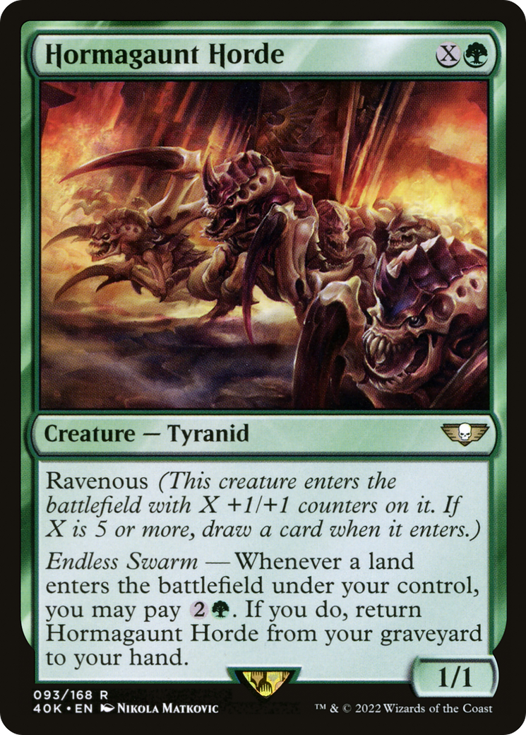 Horde d'Hormagaunts (40K-093) - Commandant de Warhammer 40,000