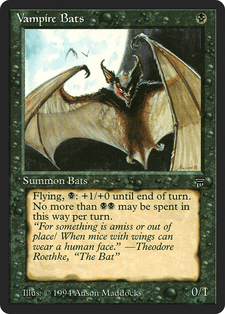 Chauves-souris vampires (LEG-125) - Légendes