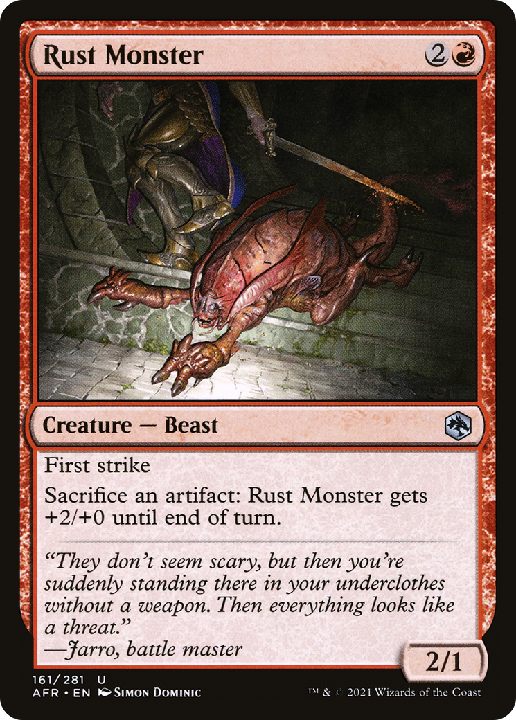 Rust Monster (AFR-161) - Adventures in the Forgotten Realms Foil