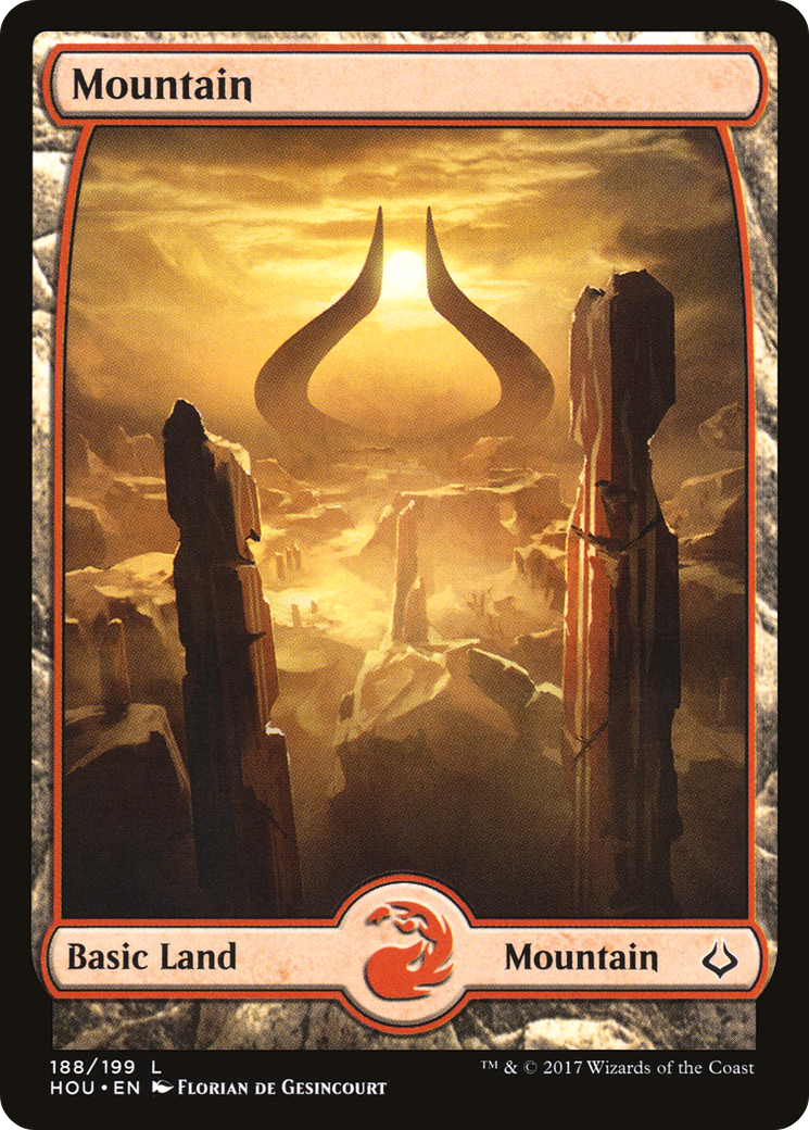 Mountain (188) - Full Art (HOU-188) - Hour of Devastation