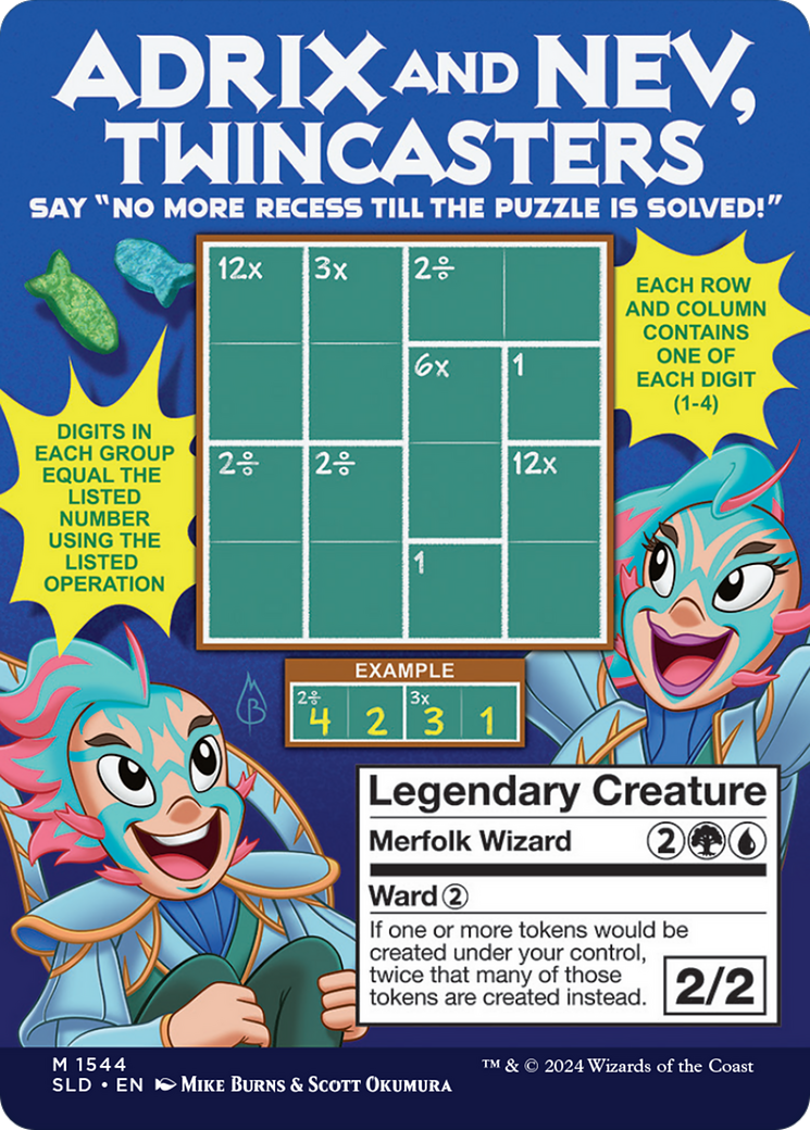 Adrix et Nev, Twincasters // Adrix et Nev, Twincasters (SLD-1544) - Secret Lair Drop