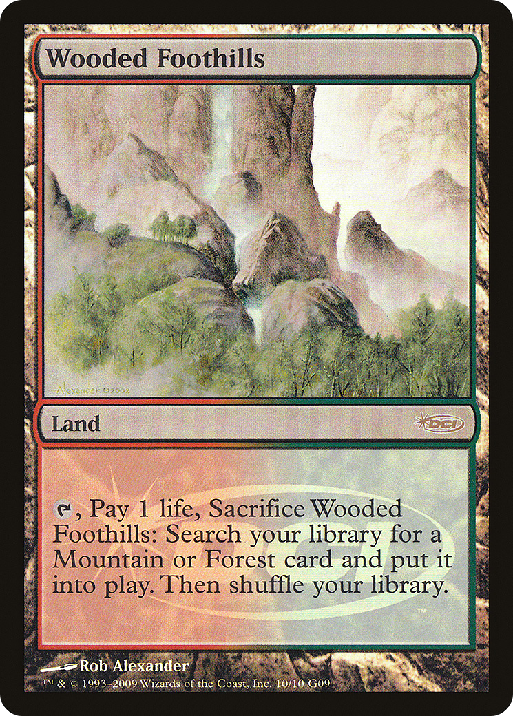 Wooded Foothills (JDG-010) - Judge Gift Cards 2009 Foil