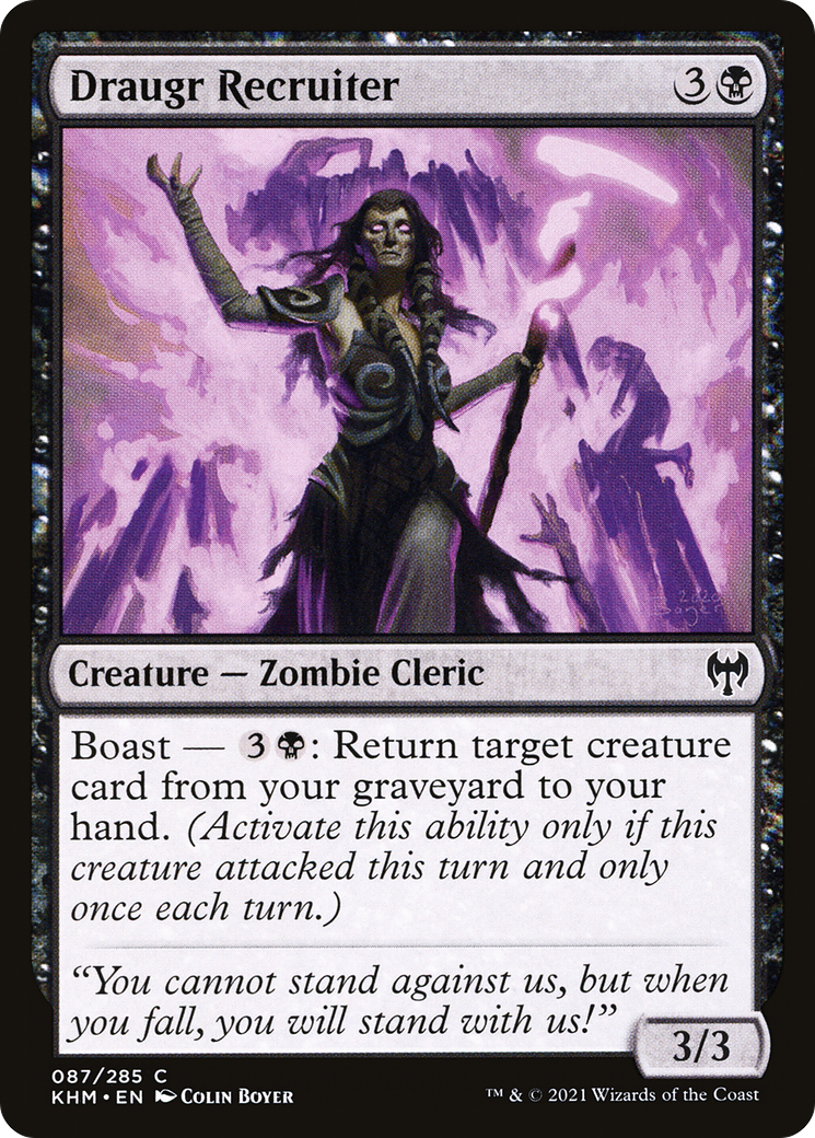 Recruteur Draugr (KHM-087) - Fleuret de Kaldheim