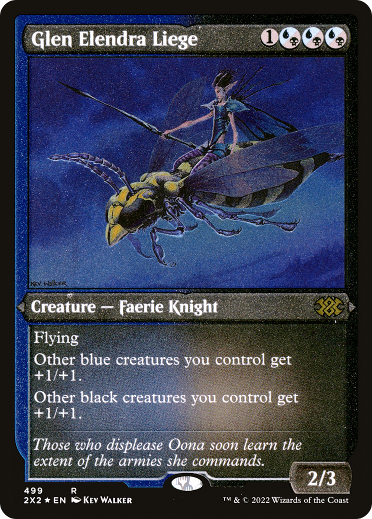 Glen Elendra Liege (2X2-499) - Double Masters 2022 Feuille gravée