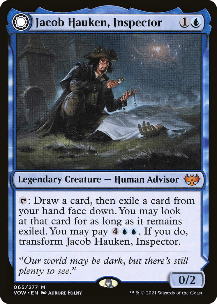 Jacob Hauken, Inspector (VOW-065) - Innistrad: Crimson Vow: (Double Faced Transform)