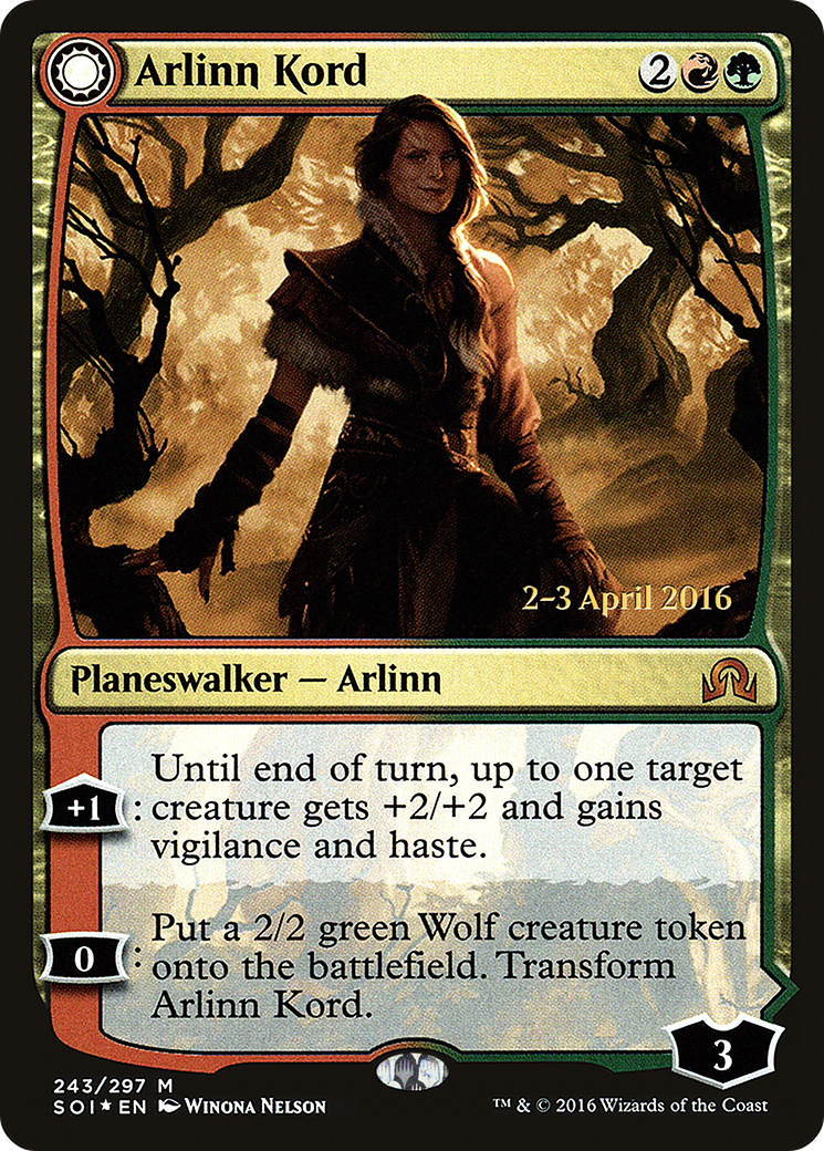 Arlinn Kord (PRE-243S) - Shadows over Innistrad Promos: (Double Faced Transform) Foil