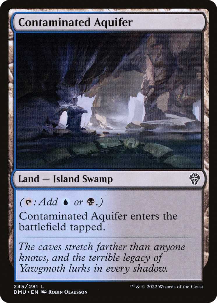 Aquifère contaminé (DMU-245) - Dominaria United Foil