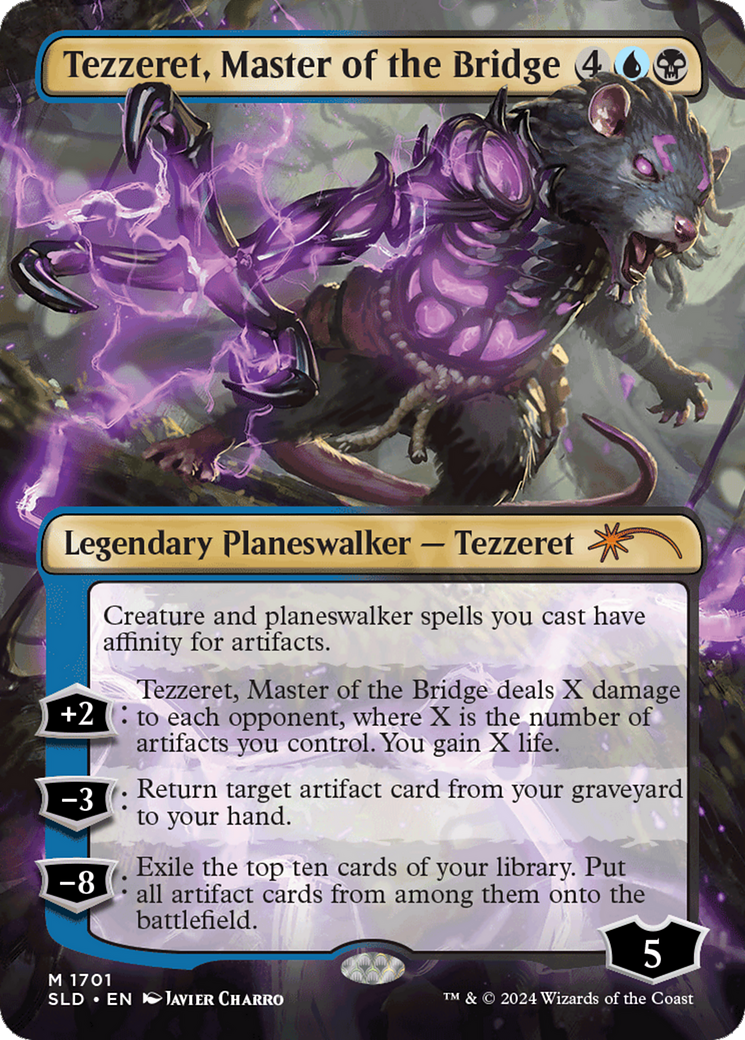 Tezzeret, Master of the Bridge (SLD-1701) - Secret Lair Drop (Borderless)