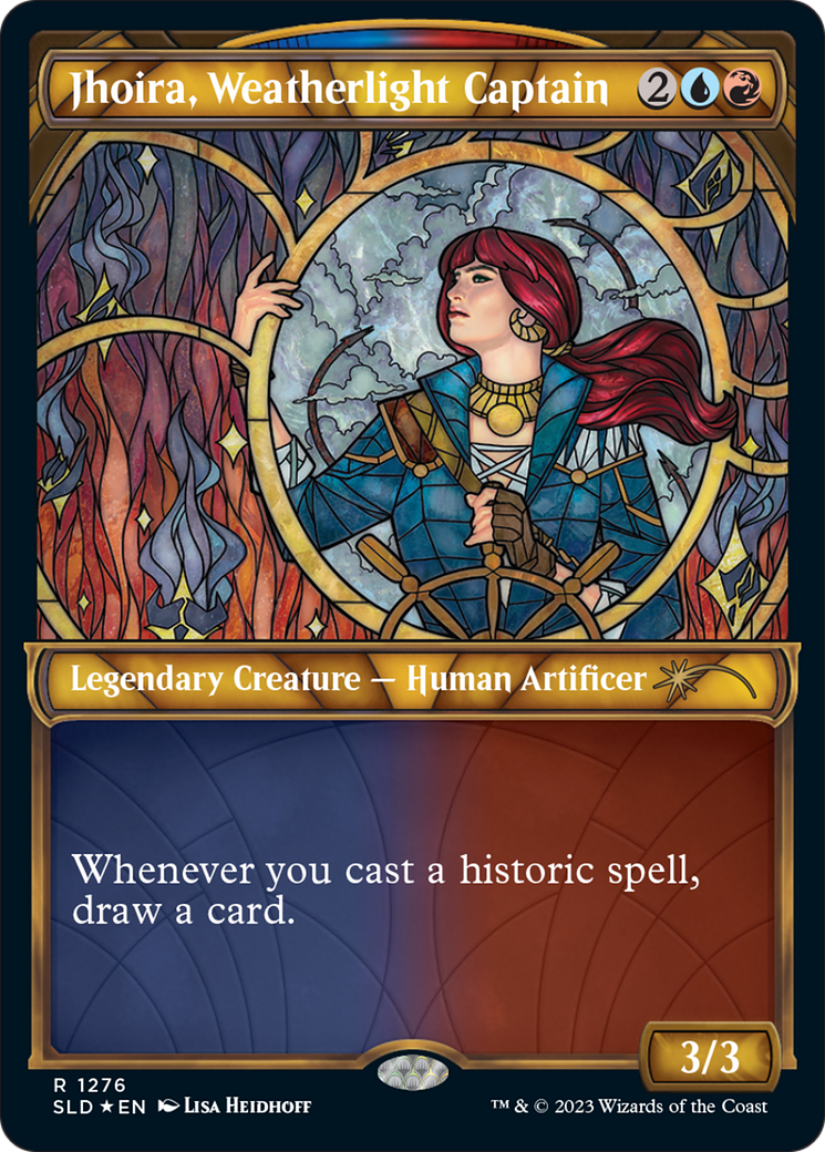 Jhoira, Weatherlight Captain (Halo Foil) (SLD-1276) - Secret Lair Drop: (Showcase) Foil