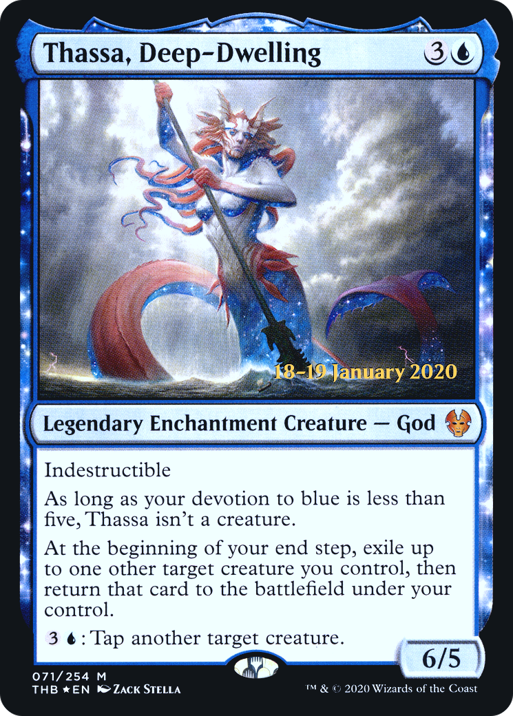 Thassa, l'habitante des profondeurs (PTHB-71S) - Promos Theros Beyond Death : (enchantement) Foil