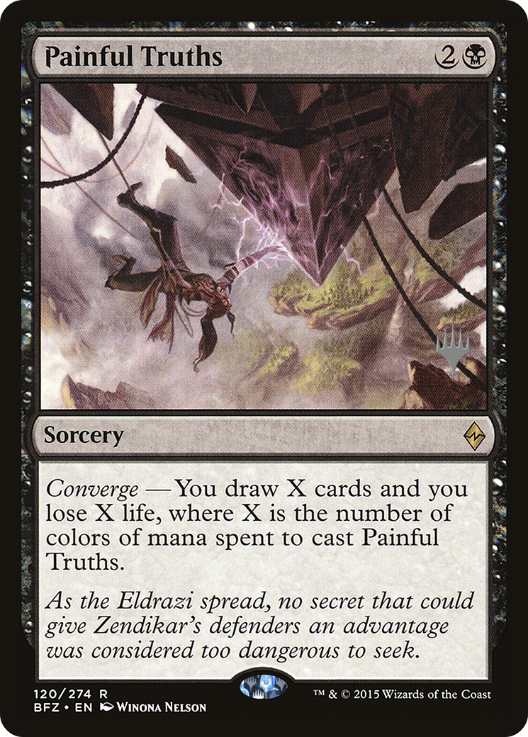 Douloureuses vérités (PBFZ-120P) - Promotions de la Bataille de Zendikar