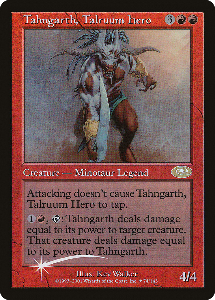 Tahngarth, Héros de Talruum (PLS-74★) - Planeshift Foil