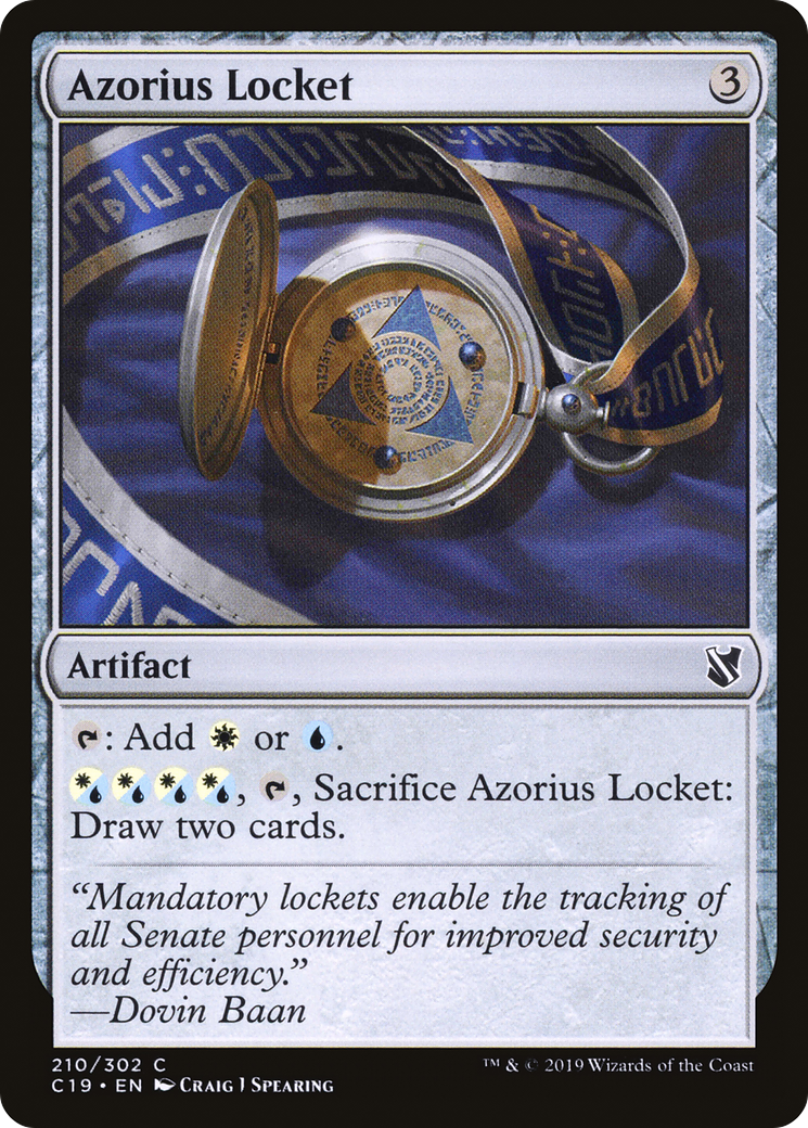 Médaillon Azorius (C19-210) - Commander 2019