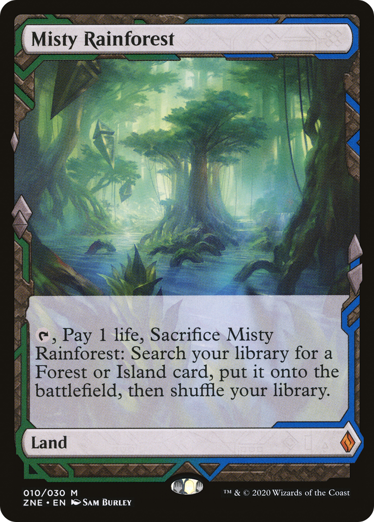 Forêt tropicale brumeuse (ZNE-010) - Zendikar Rising Expeditions Foil