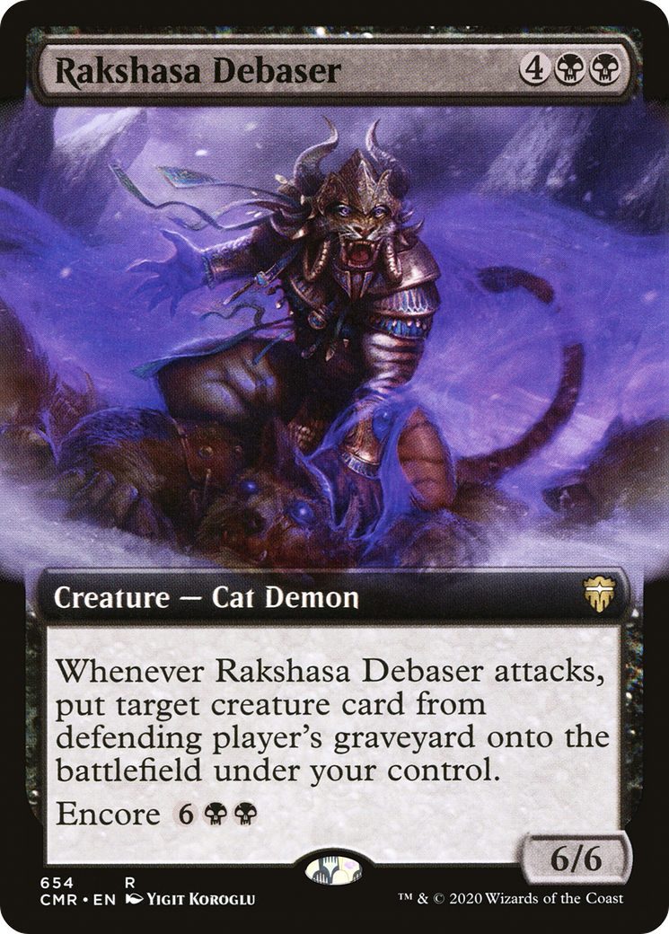 Rakshasa Debaser (CMR-654) - Commander Legends : (illustration étendue)