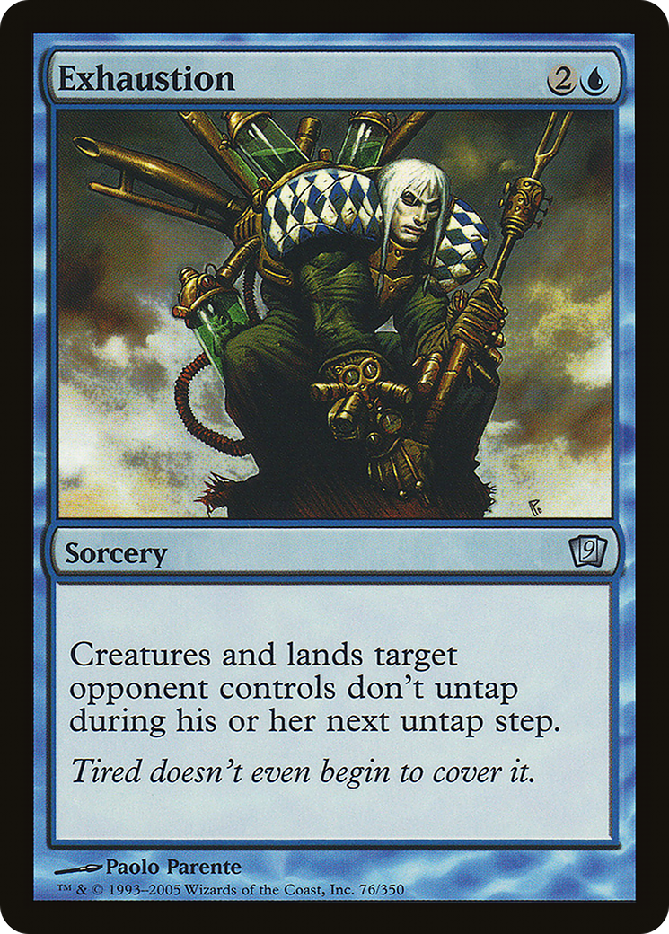 Exhaustion (9ED-76★) - Ninth Edition Foil