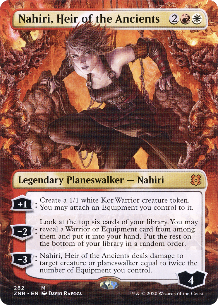 Nahiri, Heir of the Ancients (Borderless) (ZNR-282) - Zendikar Rising (Borderless)