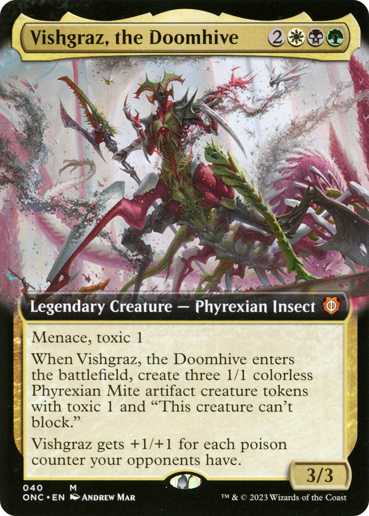 Vishgraz, la Ruche du Destin (ONC-040) - Phyrexia : Tous ne feront qu'un (Extended Art) Foil