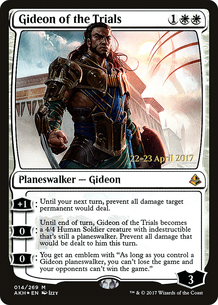 Gideon des Épreuves (PAKH-14S) - Promotions Amonkhet