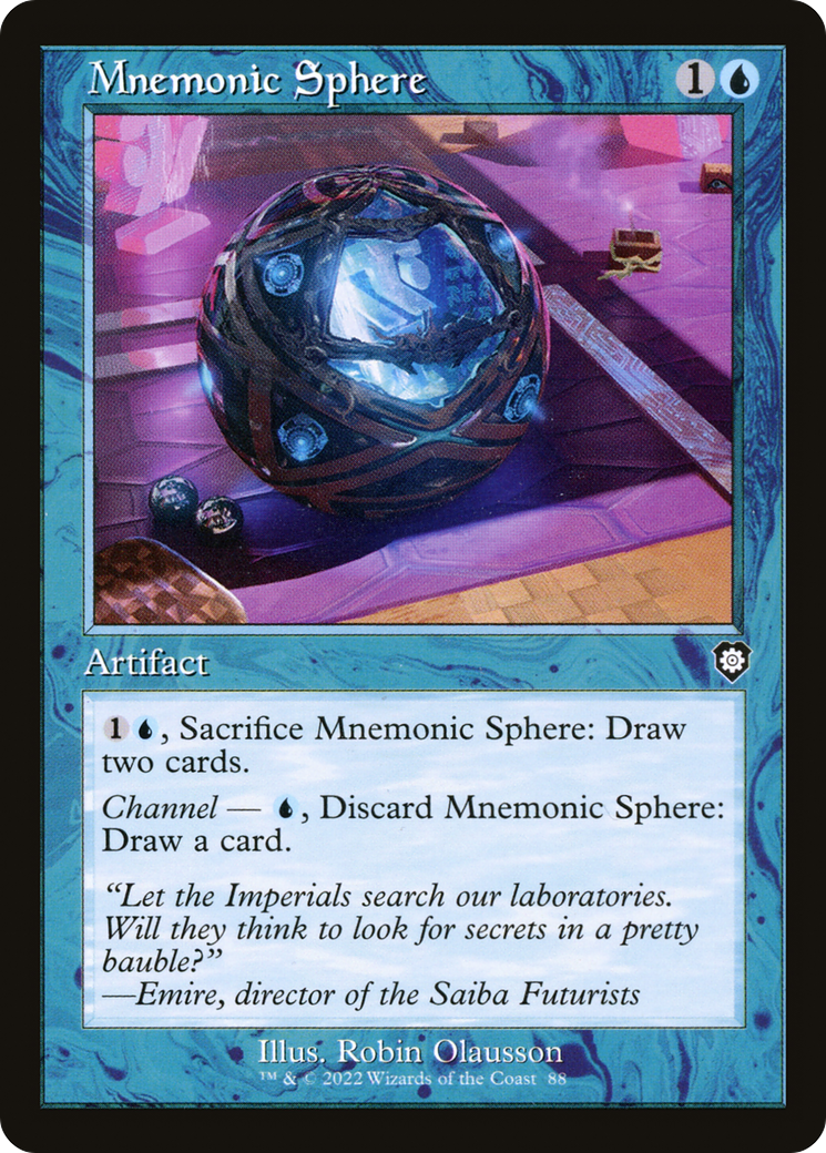 Mnemonic Sphere (Retro Frame) (BRC-088) - The Brothers' War Commander