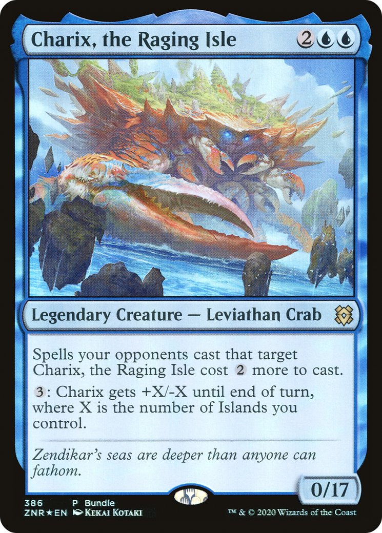 Charix, the Raging Isle (ZNR Bundle) (UMP-386) - Zendikar Rising Foil