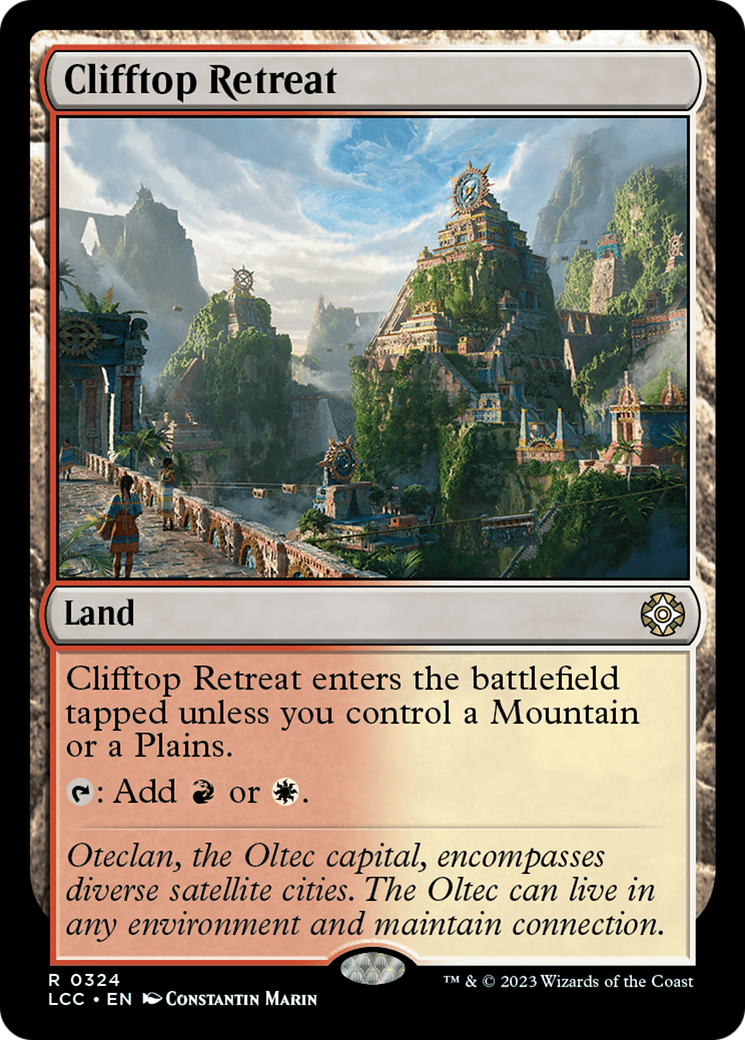 Retraite au sommet de la falaise (LCC-324) - Les cavernes perdues d'Ixalan Commandant