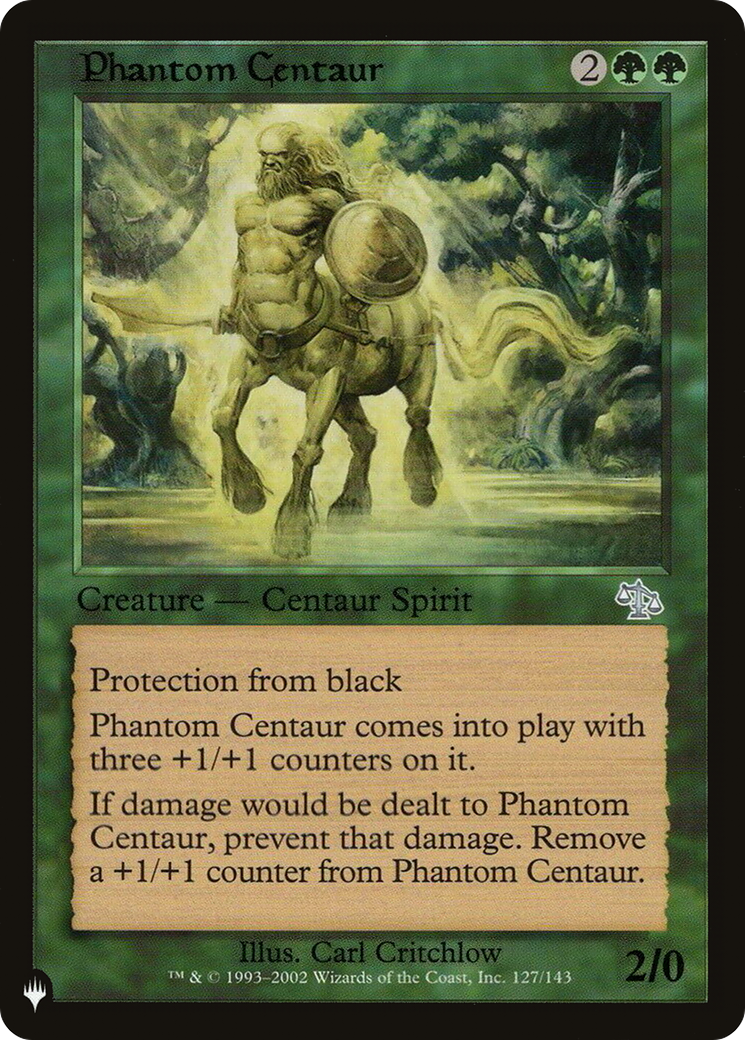 Phantom Centaur (Misprint) (LIST-JUD-127†) - The List