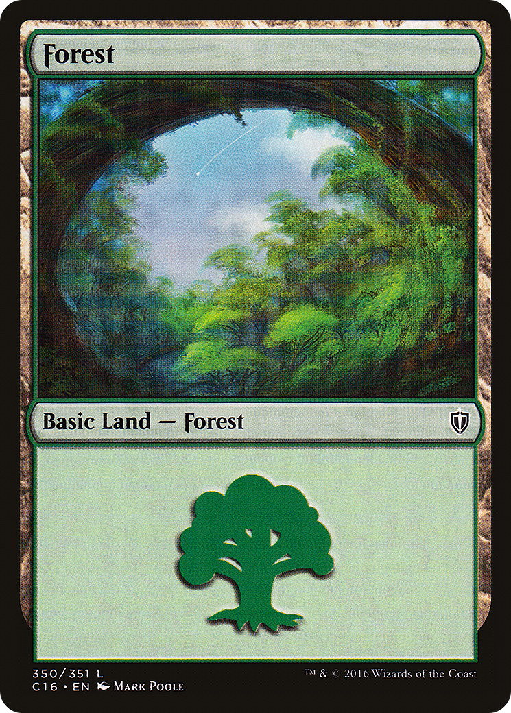Forest (350) (C16-350) - Commander 2016