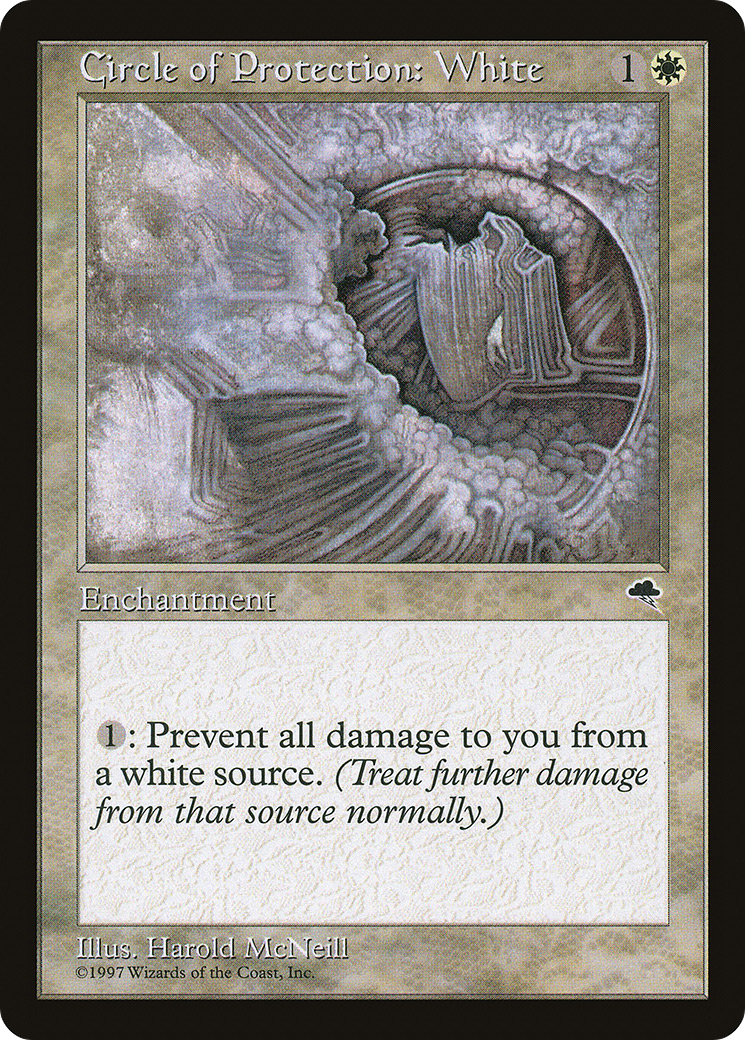 Cercle de protection : Blanc (TMP-013) – Tempête