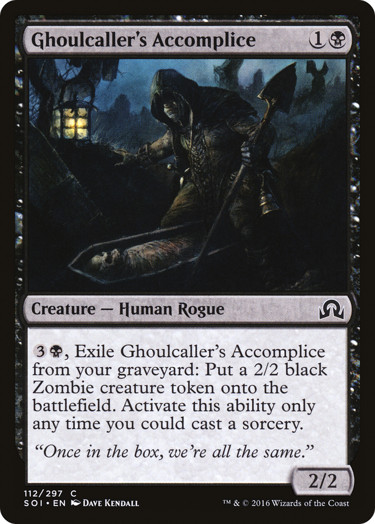 Complice du Ghoulcaller (SOI-112) - Ténèbres sur Innistrad