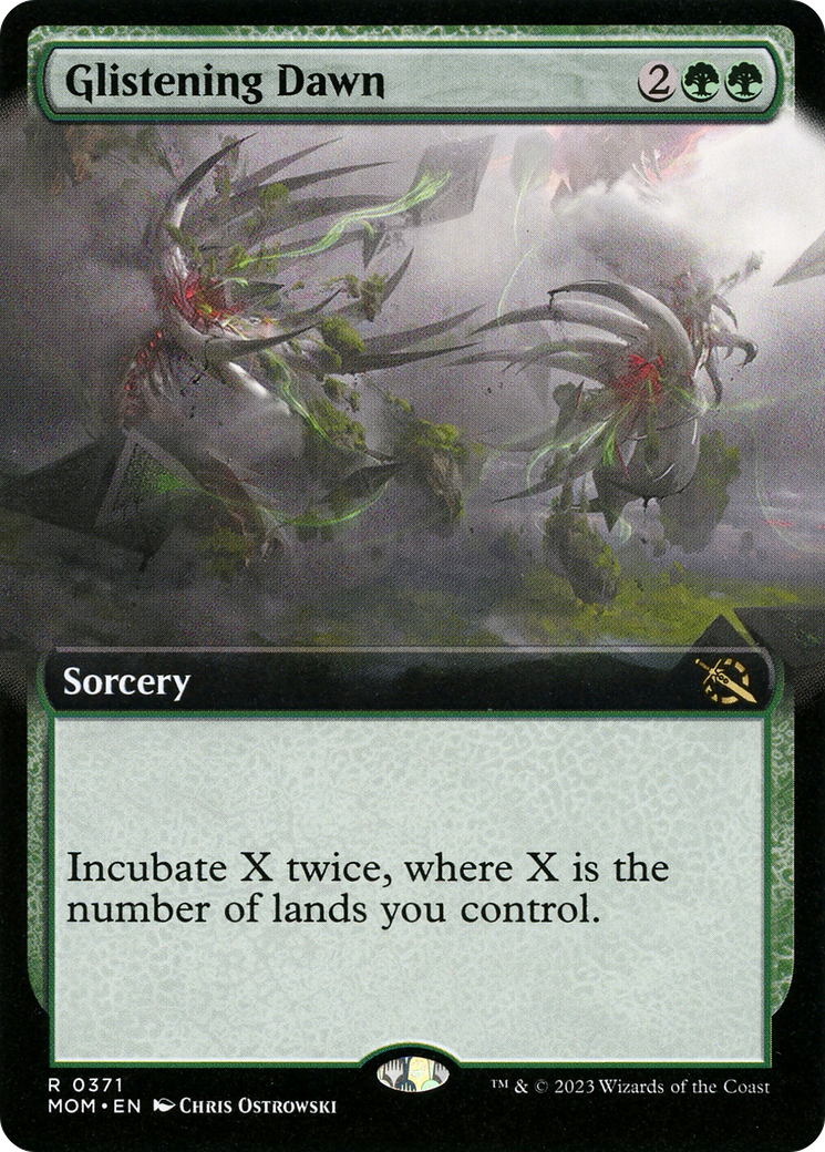 Aube scintillante (MOM-371) - Marche de la machine : (Extended Art) Foil