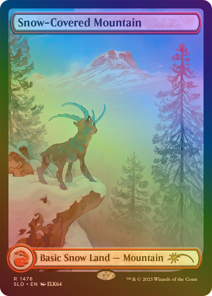 Montagne enneigée (SLD-1476★) - Secret Lair Drop : (Full Art) Foil