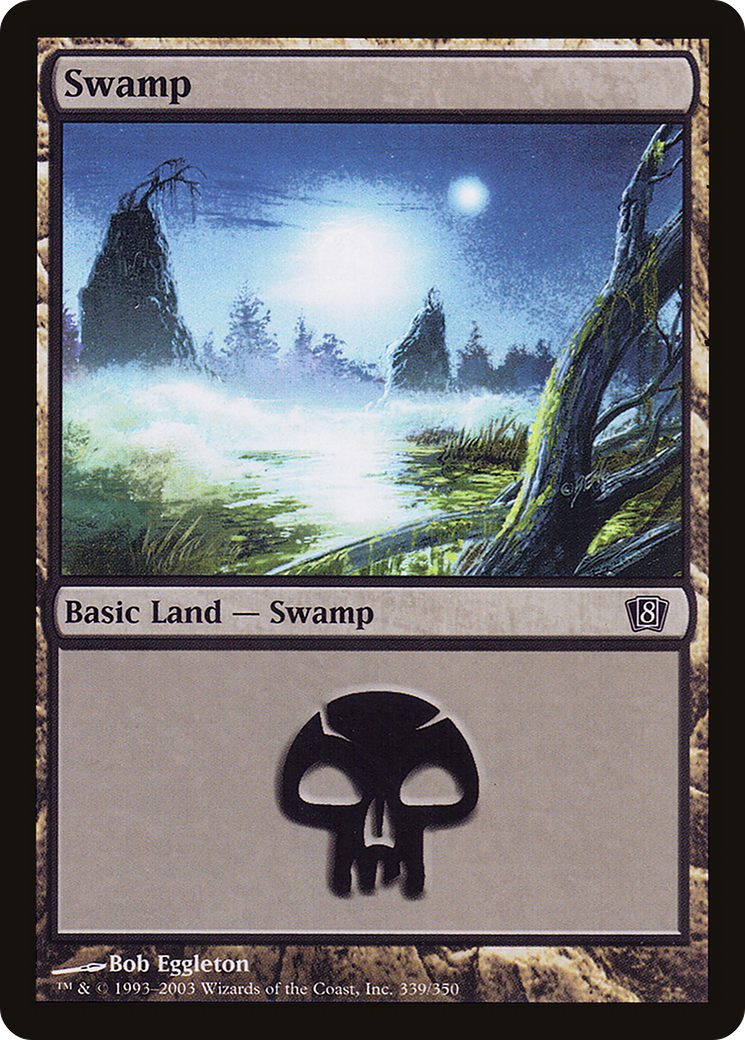 Swamp (339) (8ED-339★) - Eighth Edition Foil