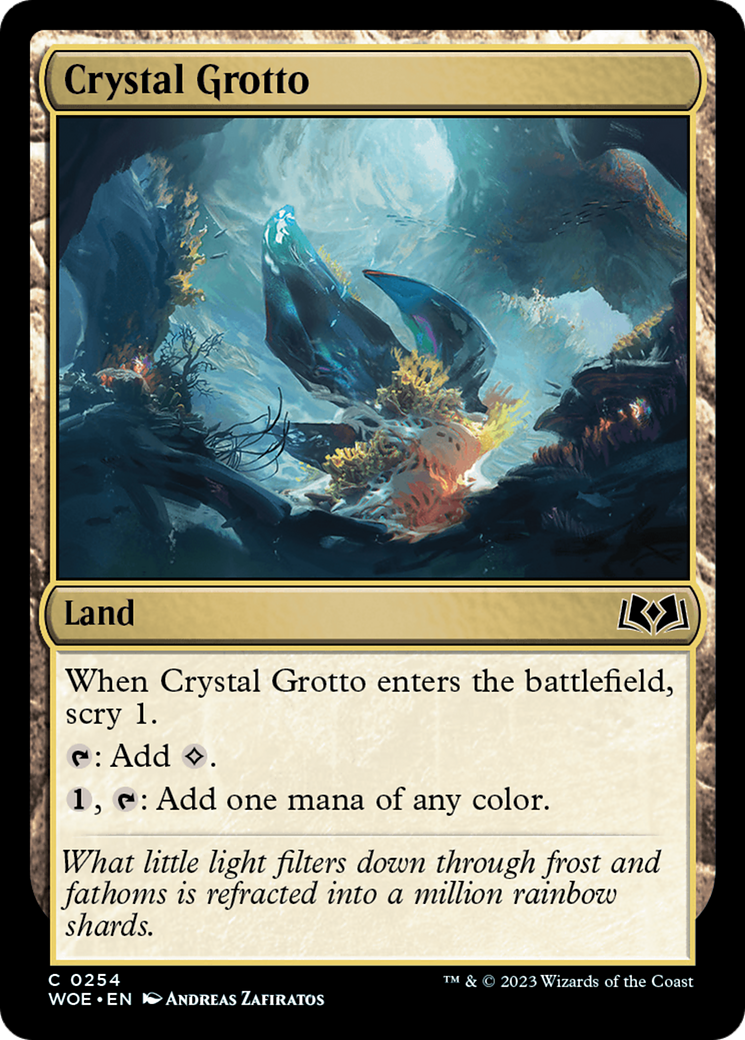 Grotte de Cristal (WOE-254) - Wilds of Eldraine Foil