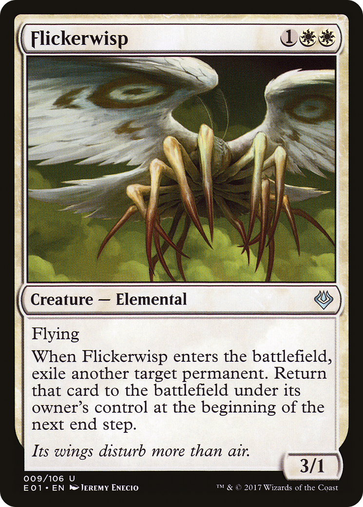 Flickerwisp (E01-009) - Ennemi juré : Nicol Bolas