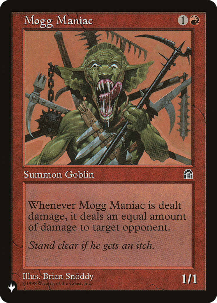 Mogg Maniac (LIST-STH-94) - The List