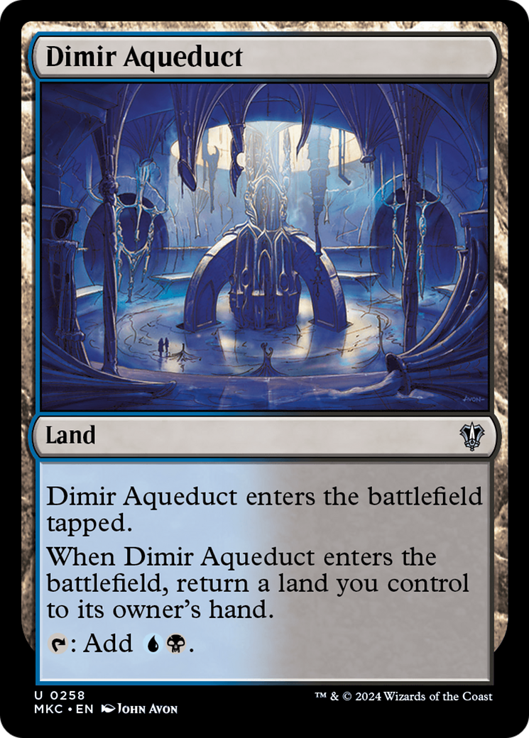 Dimir Aqueduct (MKC-258) - Murders at Karlov Manor Commander