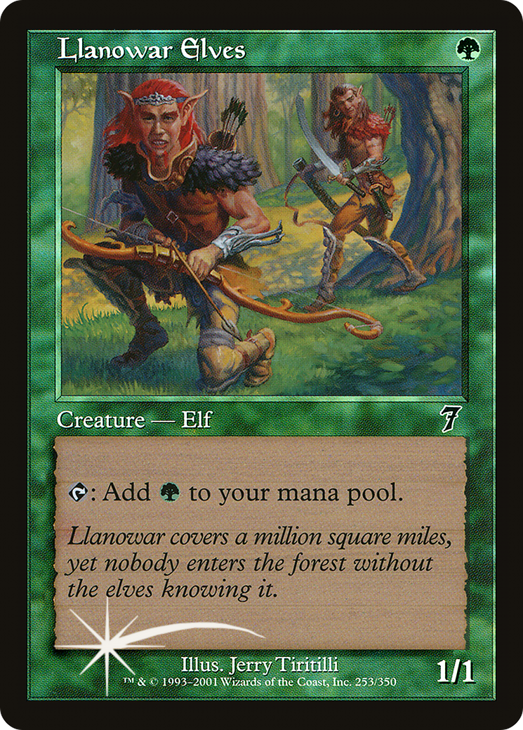 Llanowar Elves (7ED-253★) - Seventh Edition Foil