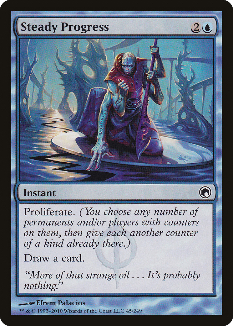 Steady Progress (SOM-045) - Scars of Mirrodin Foil