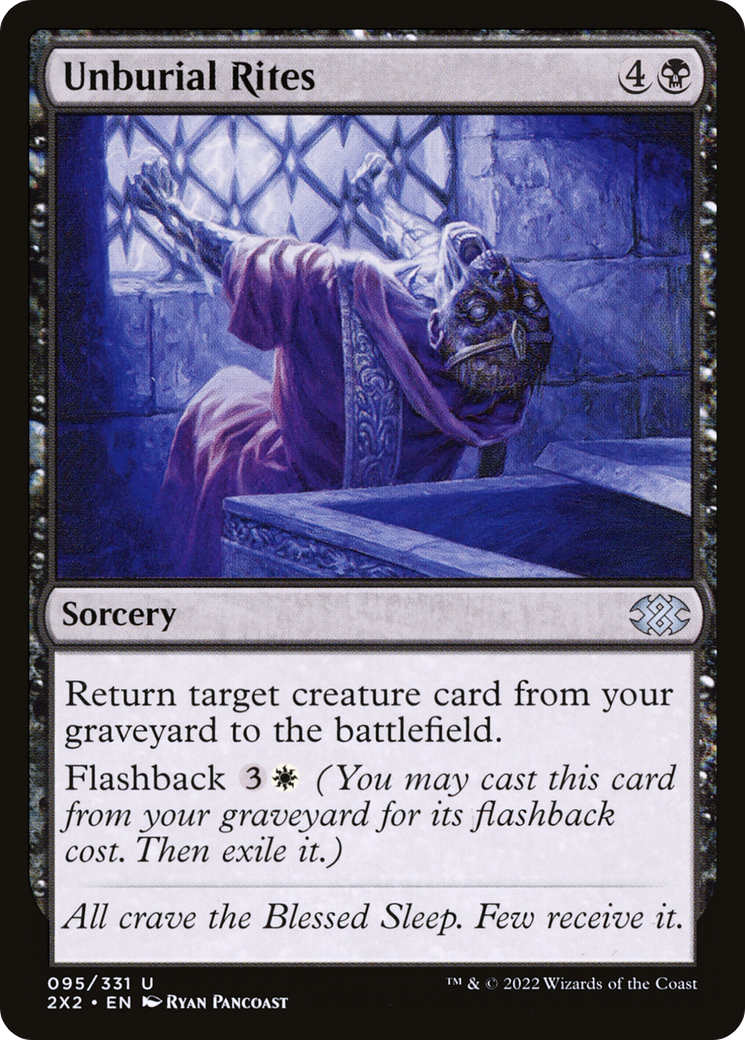 Unburial Rites (2X2-095) - Double Masters 2022 Foil