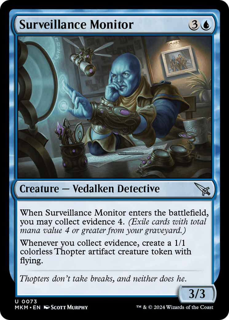 Surveillance Monitor (a) (MKM-073) - Murders at Karlov Manor