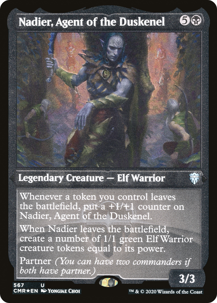 Nadier, Agent du Duskenel (CMR-567) - Commander Legends Etched Foil