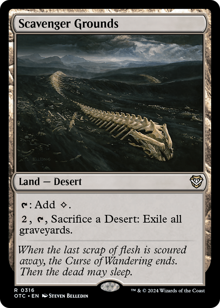 Scavenger Grounds (OTC-316) - Commandant des Outlaws of Thunder Junction