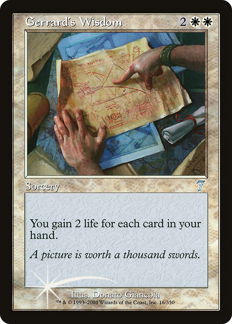 La Sagesse de Gerrard (7ED-16★) - Septième édition