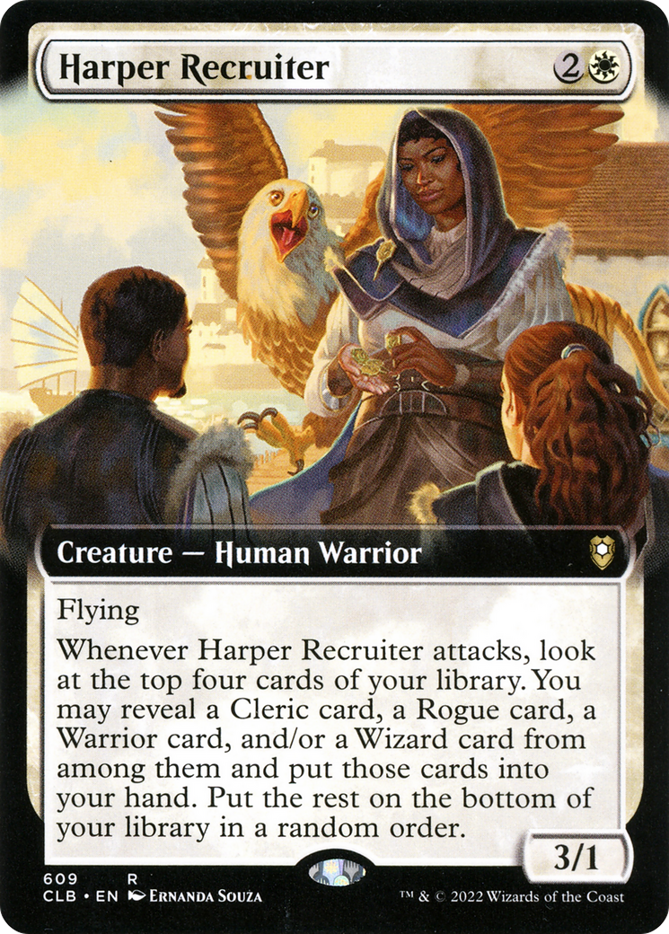 Harper Recruiter (Extended Art) (CLB-609) - Commander Legends: Battle for Baldur's Gate: (Extended Art)