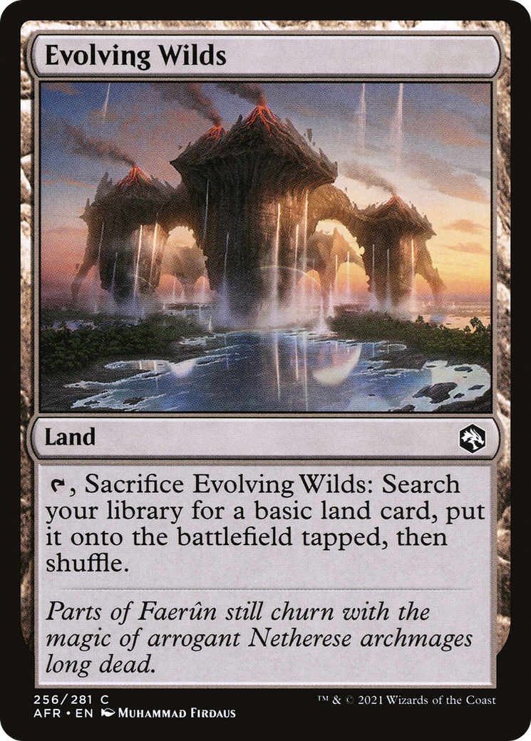 Evolving Wilds (AFR-256) - Adventures in the Forgotten Realms Foil