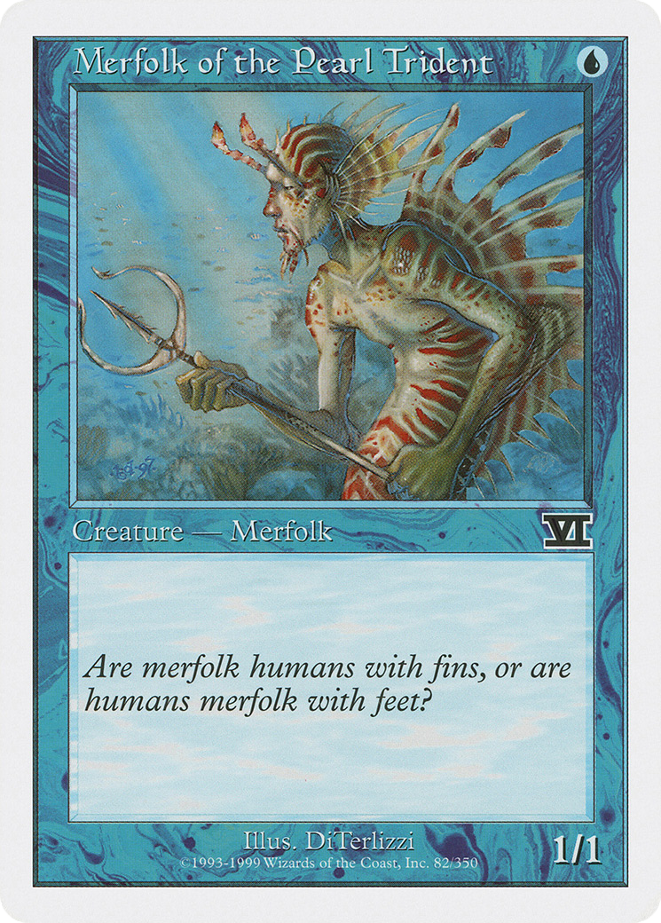 Merfolk of the Pearl Trident (6ED-082) - Classic Sixth Edition