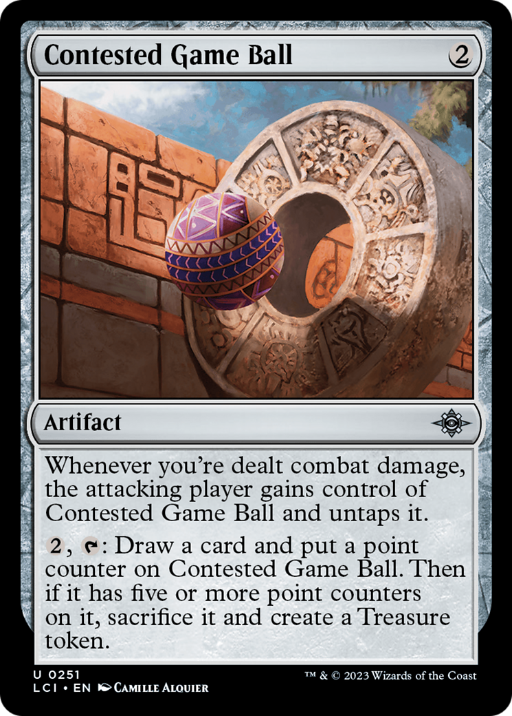 Contested Game Ball (LCI-251) - The Lost Caverns of Ixalan Foil